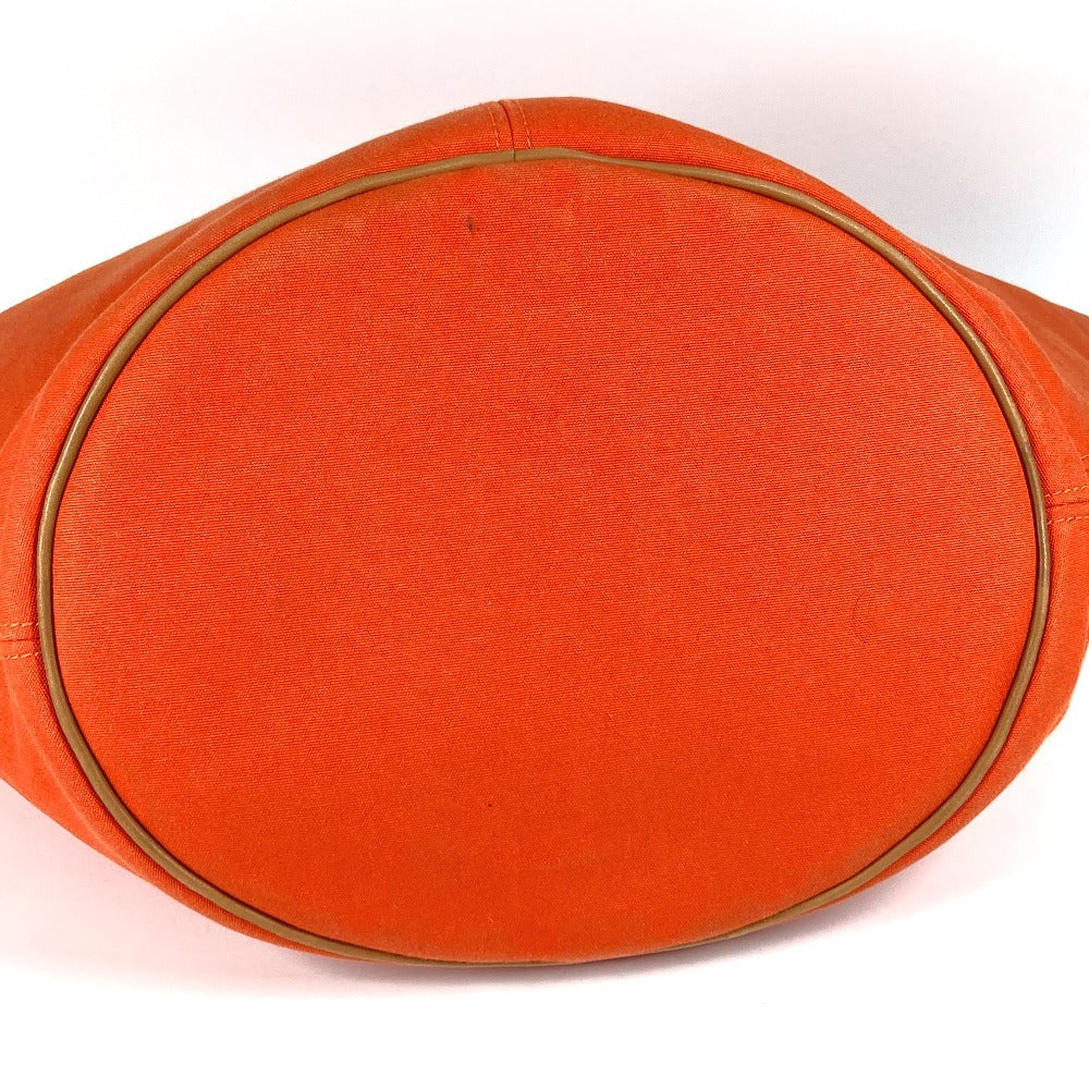 HERMES ポーチ付き ビッグバッグ ボストンバッグ パニエドプラージュGM パニエドプラージュ GM カバン トートバッグ ショルダーバッグ 肩掛け ハンドバッグ コットン ユニセックス オレンジ