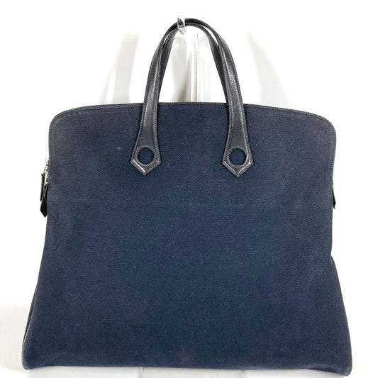 HERMES ビッグバッグ ボストンバッグ サックイブーGM サックイブー GM カバン トートバッグ ハンドバッグ レザー/キャンバス ユニセックス ブラック