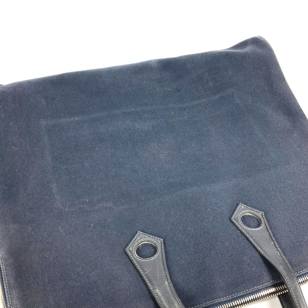 HERMES ビッグバッグ ボストンバッグ サックイブーGM サックイブー GM カバン トートバッグ ハンドバッグ レザー/キャンバス ユニセックス ブラック