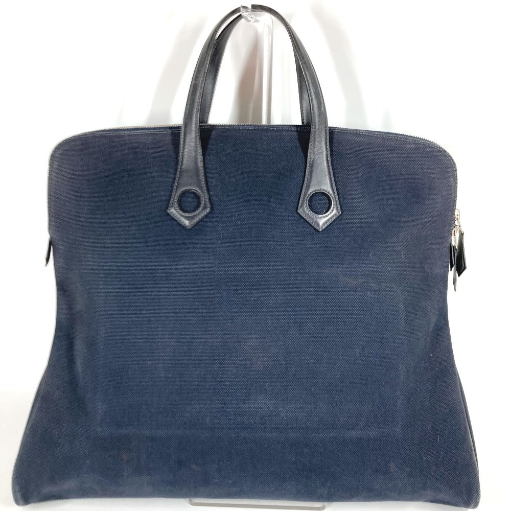 HERMES ビッグバッグ ボストンバッグ サックイブーGM サックイブー GM カバン トートバッグ ハンドバッグ レザー/キャンバス ユニセックス ブラック