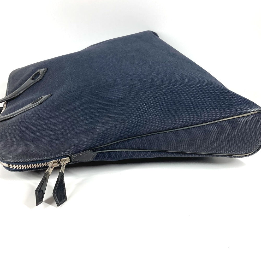 HERMES ビッグバッグ ボストンバッグ サックイブーGM サックイブー GM カバン トートバッグ ハンドバッグ レザー/キャンバス ユニセックス ブラック