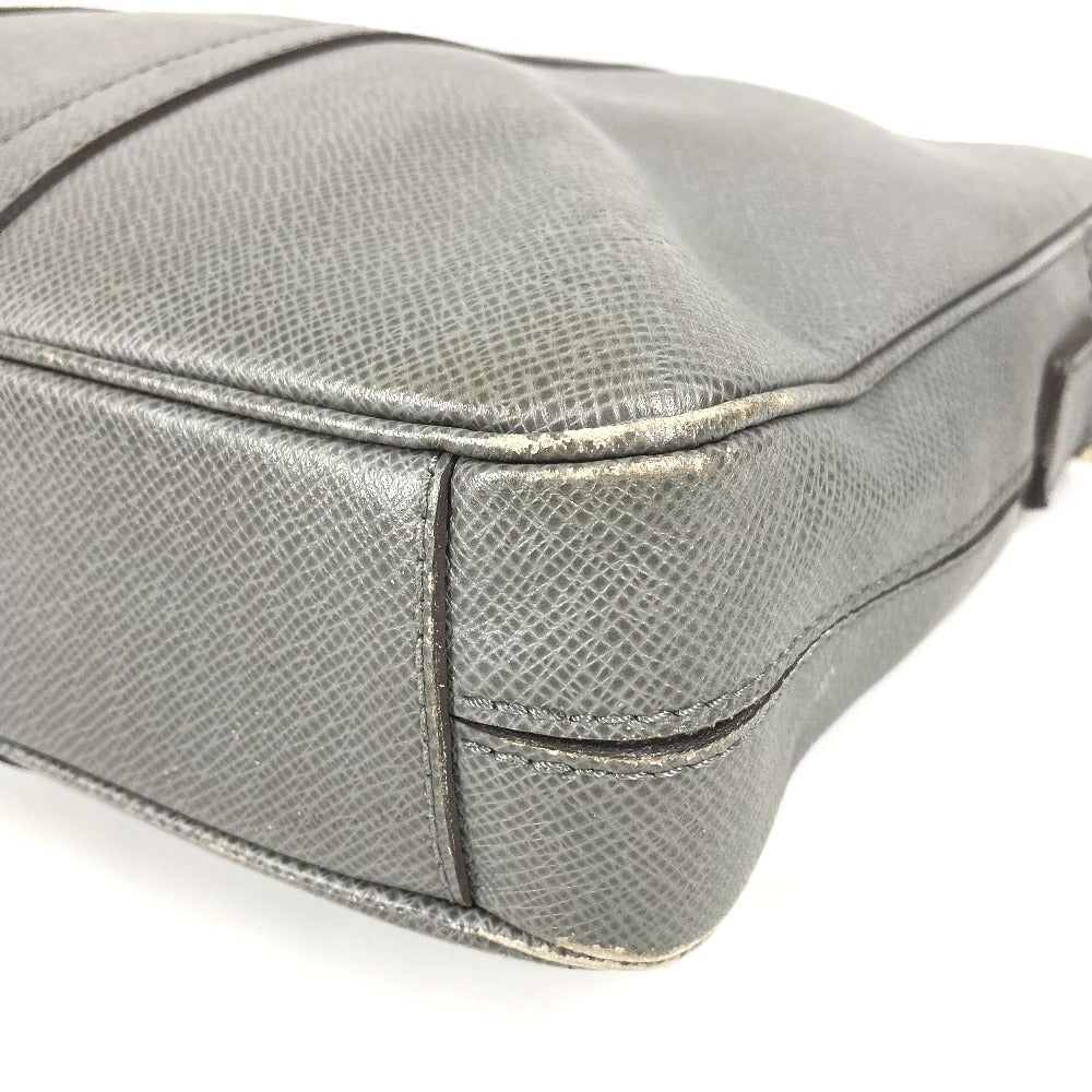 LOUIS VUITTON M30640 タイガ ポルトドキュマンヴォワヤージュ PDV カバン トートバッグ ビジネスバッグ タイガレザー ユニセックス グラシエ グレー