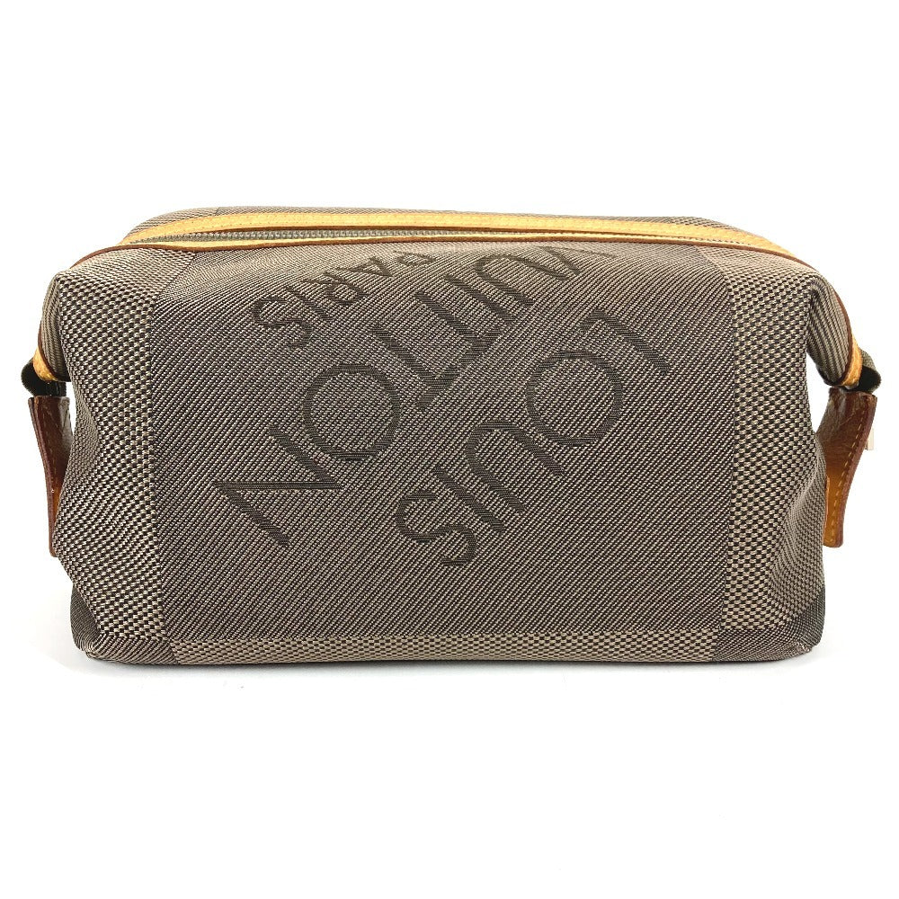 LOUIS VUITTON M93089 ダミエジェアン トゥルースアルバトロス メイクポーチ 化粧ポーチ セカンドバッグ ポーチ ダミエジェアンキャンバス ユニセックス テール カーキ