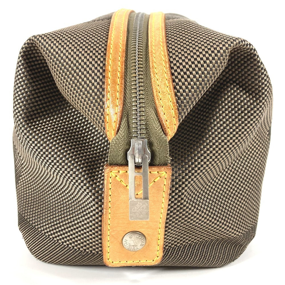 LOUIS VUITTON M93089 ダミエジェアン トゥルースアルバトロス メイクポーチ 化粧ポーチ セカンドバッグ ポーチ ダミエジェアンキャンバス ユニセックス テール カーキ