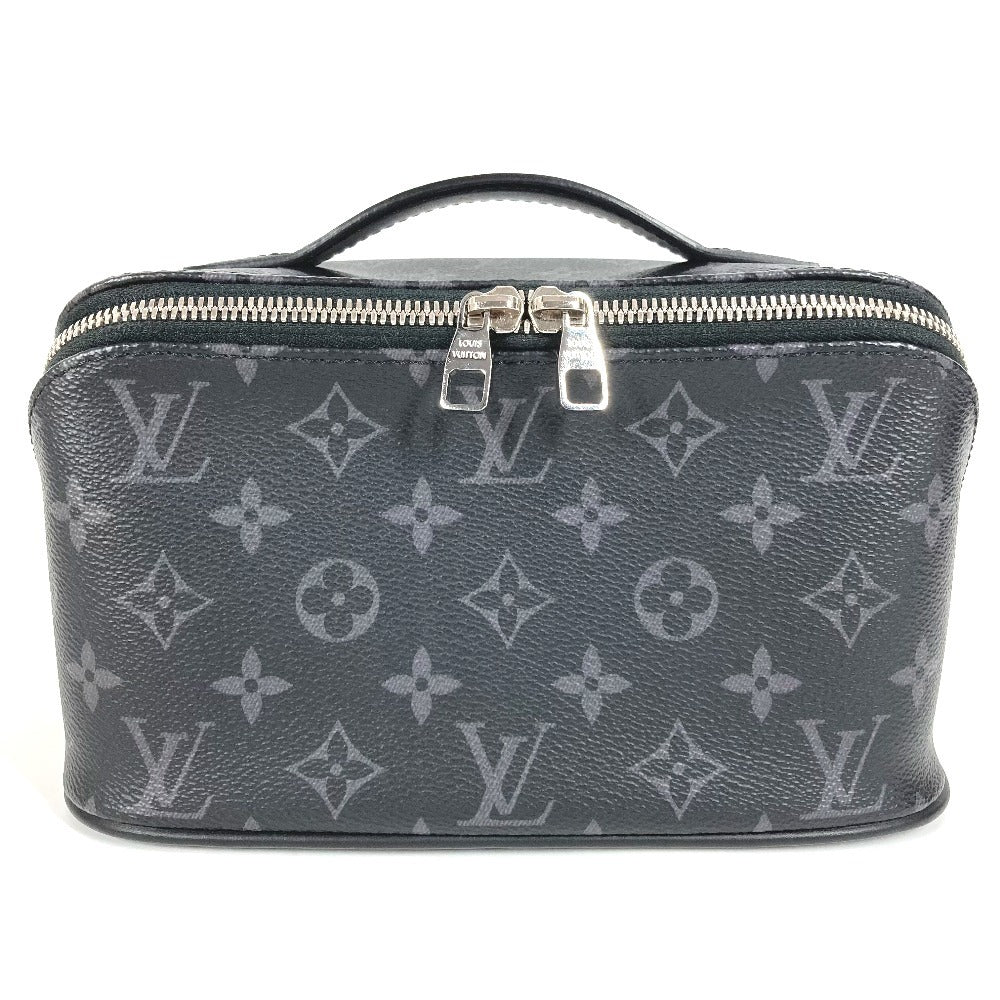 LOUIS VUITTON M11508 モノグラムエクリプス トイレタリー･バッグ カバン ポーチ セカンドバッグ クラッチバッグ ハンドバッグ モノグラムエクリプスキャンバス レディース ブラック