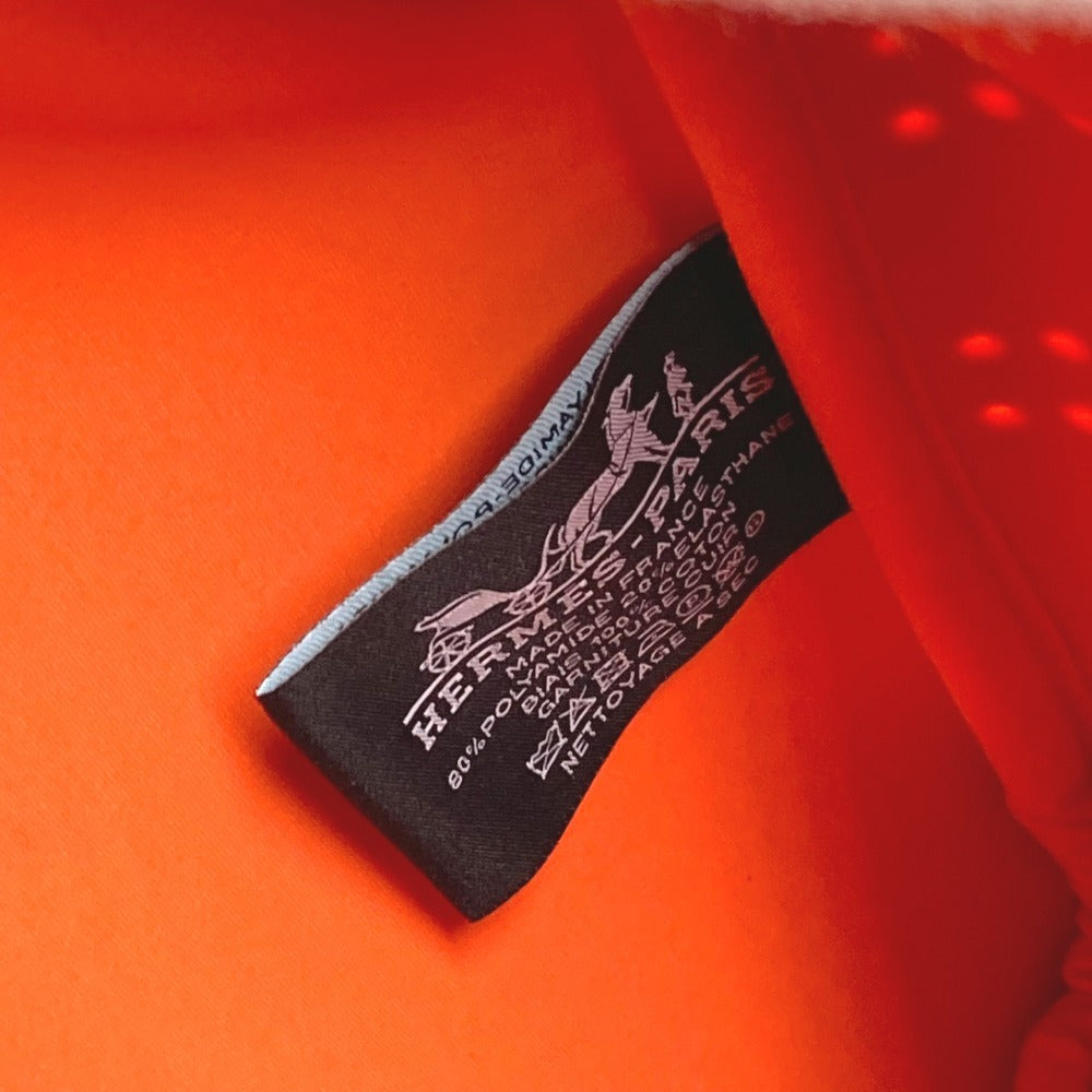 HERMES トゥルーストワレット ネオバンカノエMM ネオバンカノエ MM クラッチバッグ カバン メイクポーチ マルチポーチ ポーチ ポリアミド ユニセックス オレンジ