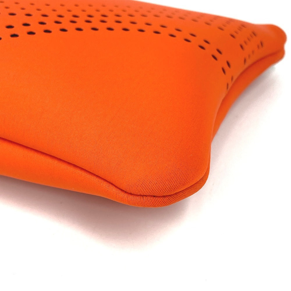 HERMES トゥルーストワレット ネオバンカノエMM ネオバンカノエ MM クラッチバッグ カバン メイクポーチ マルチポーチ ポーチ ポリアミド ユニセックス オレンジ