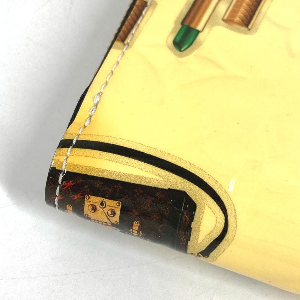 LOUIS VUITTON M50372 ニコラジェスキュール ジッピーコインパース ラウンドファスナー 財布 小銭入れ コインケース パテントレザー ユニセックス ブラック