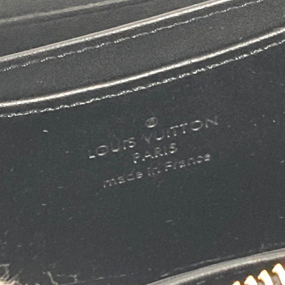 LOUIS VUITTON M50372 ニコラジェスキュール ジッピーコインパース ラウンドファスナー 財布 小銭入れ コインケース パテントレザー ユニセックス ブラック