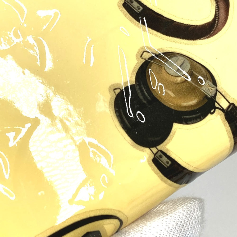 LOUIS VUITTON M50372 ニコラジェスキュール ジッピーコインパース ラウンドファスナー 財布 小銭入れ コインケース パテントレザー ユニセックス ブラック