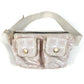 CHANEL New Travel Line CC Coco Mark Waist Pouch, Waist Bag, Crossbody Belt Bag, Nylon, Women's, Pink