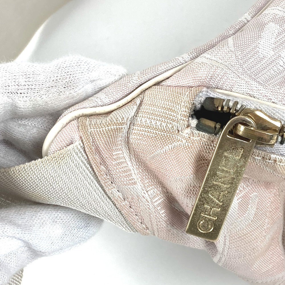 CHANEL New Travel Line CC Coco Mark Waist Pouch, Waist Bag, Crossbody Belt Bag, Nylon, Women's, Pink