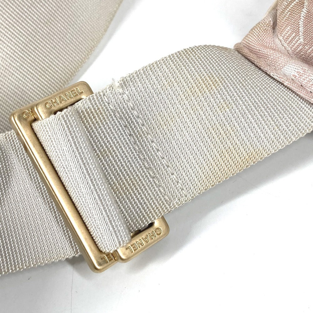 CHANEL New Travel Line CC Coco Mark Waist Pouch, Waist Bag, Crossbody Belt Bag, Nylon, Women's, Pink