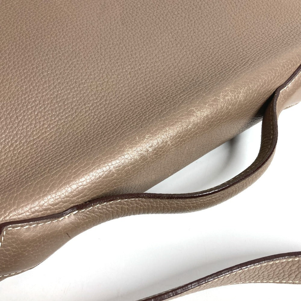 HERMES フラップ ヴィクトリア メッセンジャーバッグ ビジネスバッグ カバン 2WAYバッグ ショルダーバッグ 斜め掛け ハンドバッグ トリヨンクレマンス レディース エトゥープ グレー