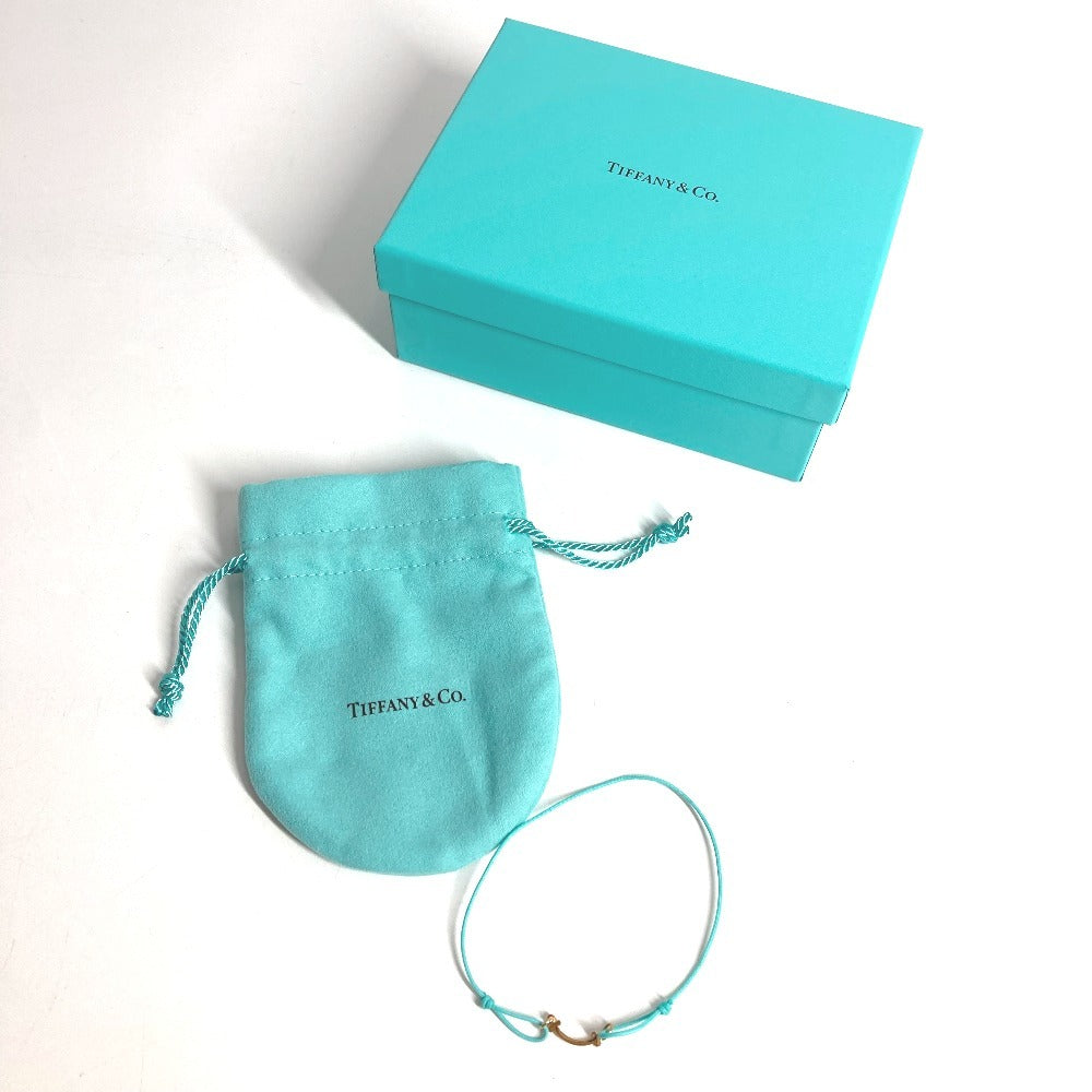 TIFFANY&Co. ティファニー T オンライン限定 ティファニー Tスマイル コード ブレスレット アクセサリー ジュエリー ブレスレット Au750 ユニセックス ブルー