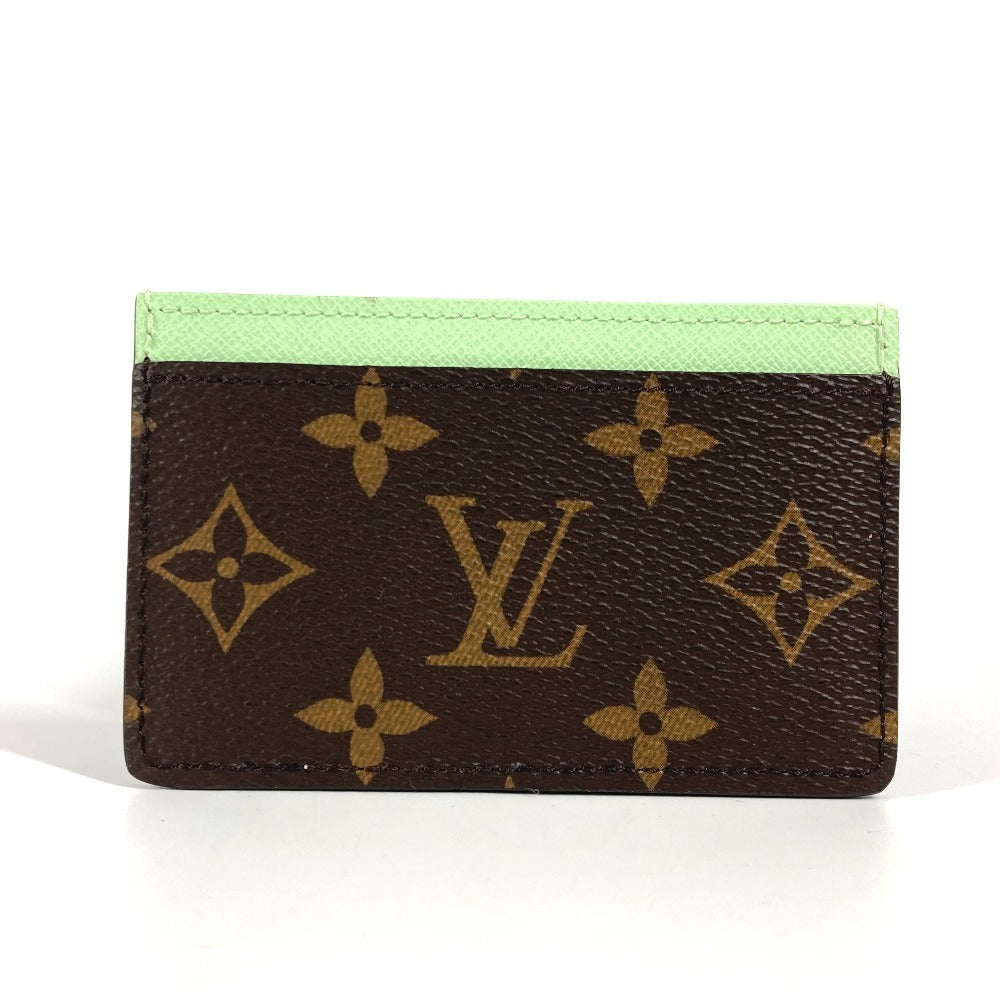 LOUIS VUITTON M13429 村上隆  LV × TM カードケース ポルト カルト・サーンプル チェリーブロッサム 名刺入れ パスケース カードケース モノグラムキャンバス レディース ブラウン - brandshop-reference