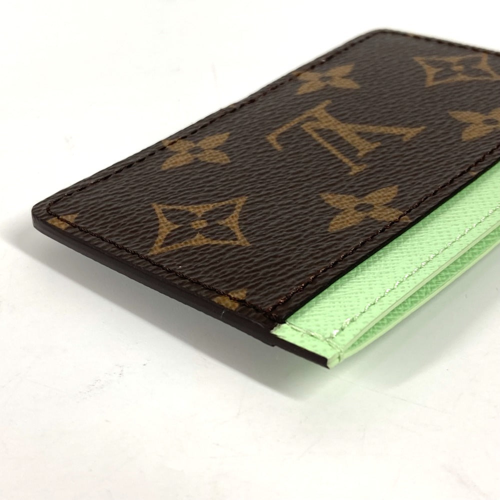 LOUIS VUITTON M13429 村上隆  LV × TM カードケース ポルト カルト・サーンプル チェリーブロッサム 名刺入れ パスケース カードケース モノグラムキャンバス レディース ブラウン - brandshop-reference