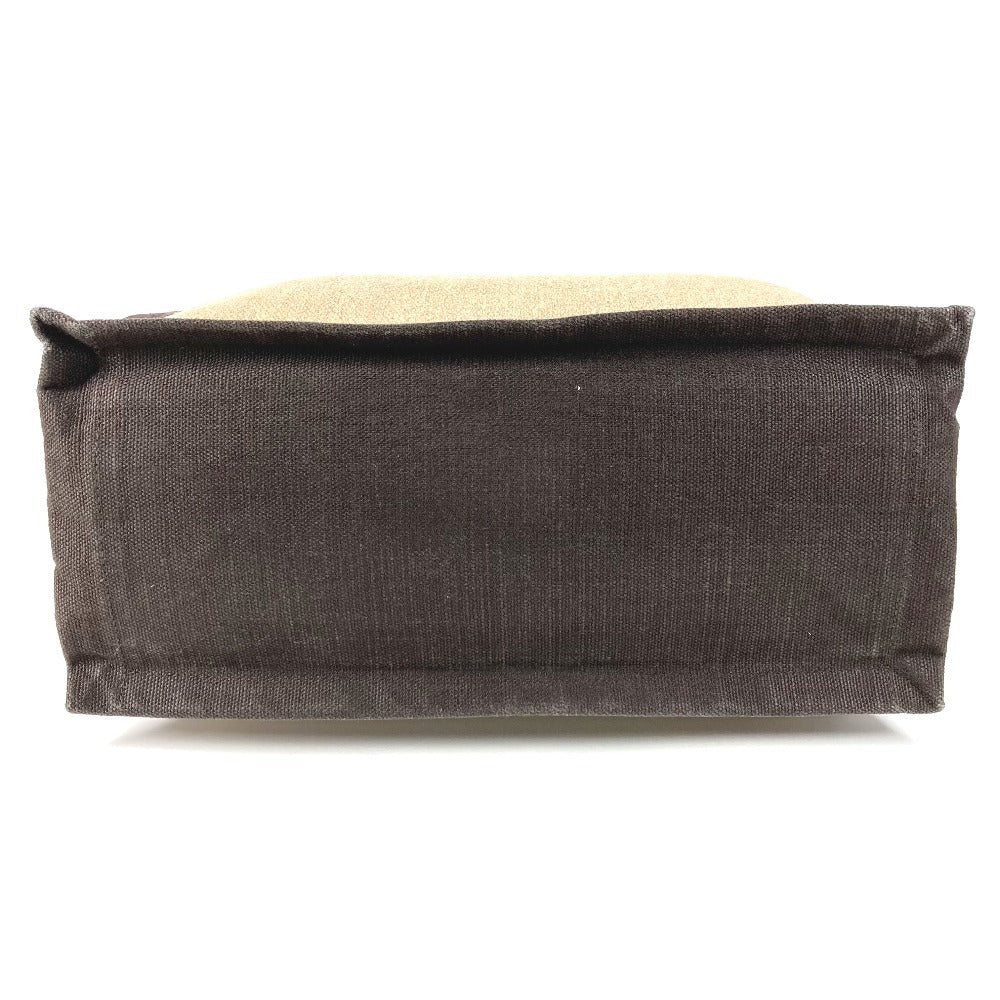 SAINT LAURENT PARIS 631682 RIVE GAUCHE Noé Rive Gauche Tote Bag Shoulder Bag Vertical Tote Handbag Linen Women's Brown