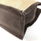 SAINT LAURENT PARIS 631682 RIVE GAUCHE Noé Rive Gauche Tote Bag Shoulder Bag Vertical Tote Handbag Linen Women's Brown