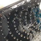 CHANEL Punching CC Coco Mark Logo Handbag Enamel Women's Black