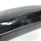 CHANEL Punching CC Coco Mark Logo Handbag Enamel Women's Black
