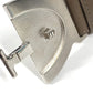 BVLGARI Logo Buckle Belt for Bottoms, Leather/Canvas, Men's, Navy
