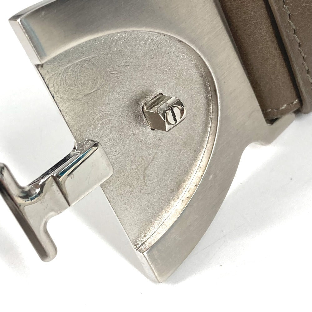 BVLGARI Logo Buckle Belt for Bottoms, Leather/Canvas, Men's, Navy