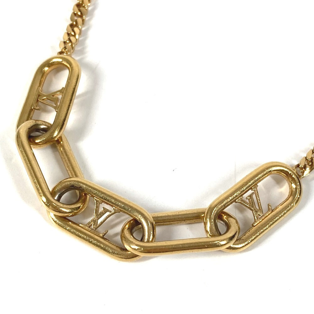 LOUIS VUITTON M00324 LVロゴ コリエシグネチャーチェーンネックレス ジュエリー アクセサリー チェーンネックレス ネックレス メタル ユニセックス ゴールド