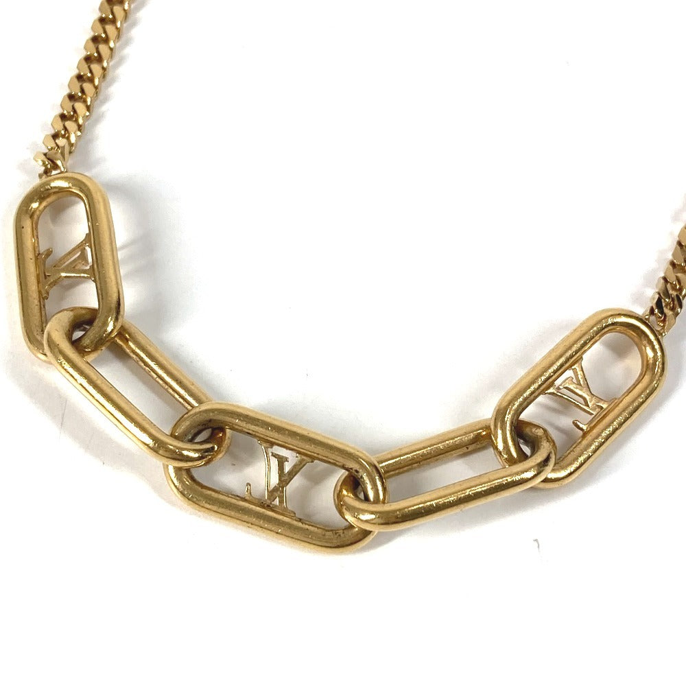 LOUIS VUITTON M00324 LVロゴ コリエシグネチャーチェーンネックレス ジュエリー アクセサリー チェーンネックレス ネックレス メタル ユニセックス ゴールド