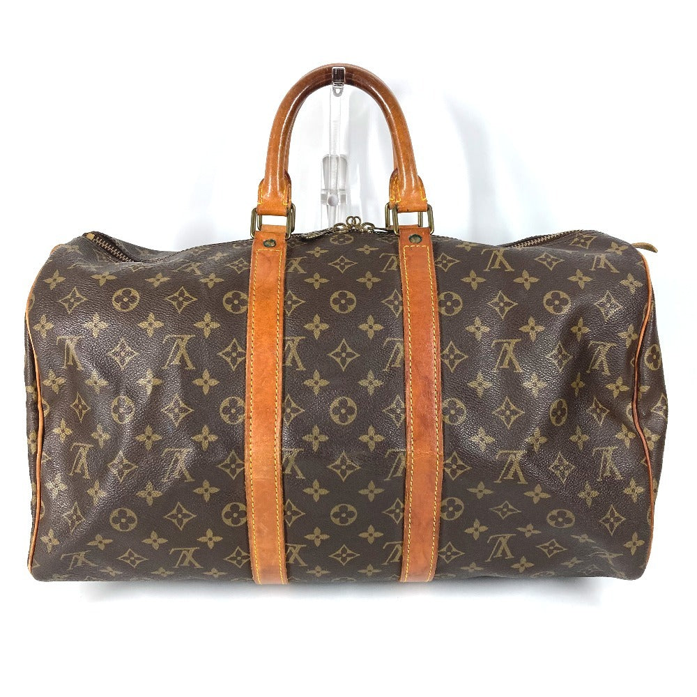 LOUIS VUITTON M41428 Monogram Keepall 45 Travel Bag, Old-Style Boston Bag, Monogram Canvas, Unisex, Brown