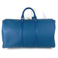 LOUIS VUITTON M23727 LV アエログラム キーポル バンドリエール 50 旅行バッグ トラベルバッグ カバン 2WAYバッグ ショルダーバッグ ボストンバッグ レザー レディース ブルー