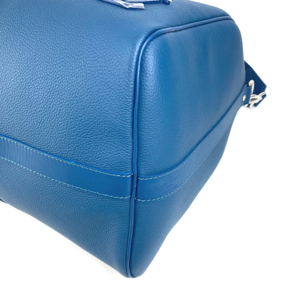 LOUIS VUITTON M23727 LV アエログラム キーポル バンドリエール 50 旅行バッグ トラベルバッグ カバン 2WAYバッグ ショルダーバッグ ボストンバッグ レザー レディース ブルー