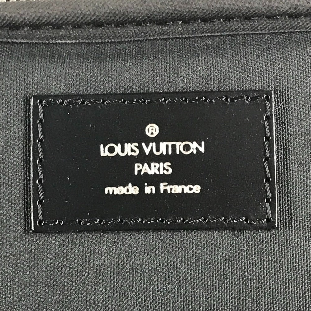 LOUIS VUITTON M30762 Taiga Tura 2-Way Bag, Shoulder Bag, Document Bag, Briefcase, Handbag, Business Bag, Taiga Leather, Unisex, Ardoise, Black