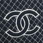 CHANEL CC ココマーク ロゴ キルティング マトラッセ カバン スポーツバッグ ボストンバッグ ショルダーバッグ キャンバス レディース ネイビー