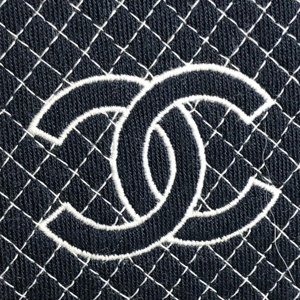 CHANEL CC ココマーク ロゴ キルティング マトラッセ カバン スポーツバッグ ボストンバッグ ショルダーバッグ キャンバス レディース ネイビー