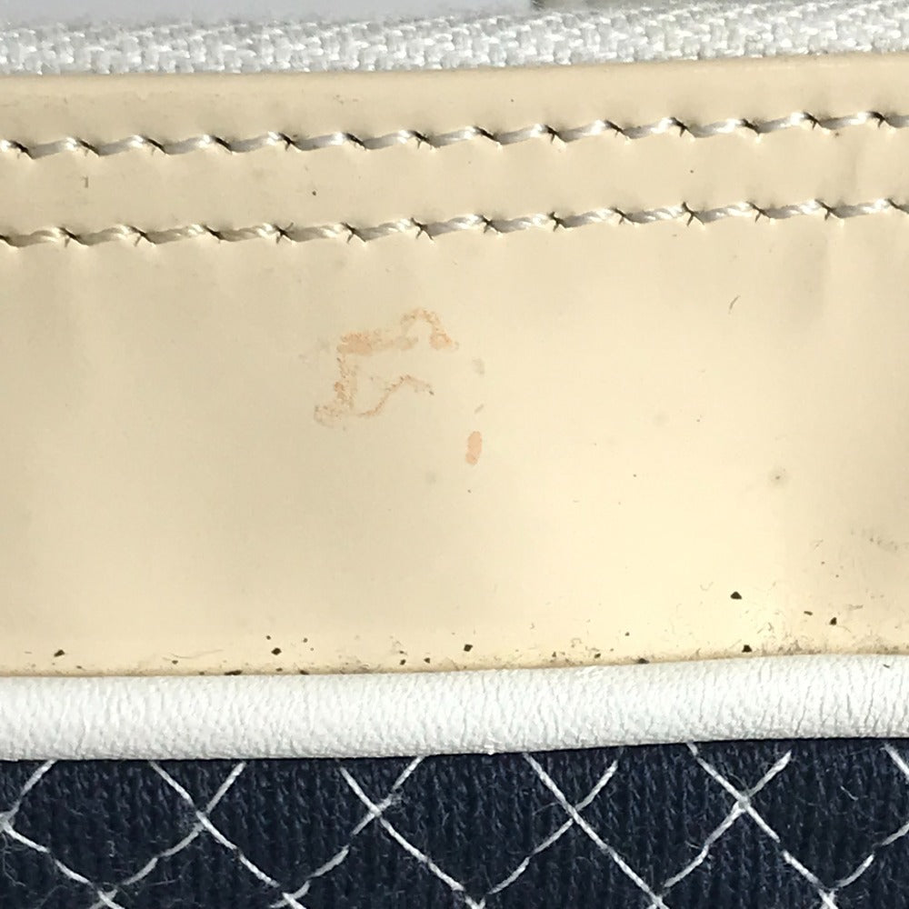 CHANEL CC ココマーク ロゴ キルティング マトラッセ カバン スポーツバッグ ボストンバッグ ショルダーバッグ キャンバス レディース ネイビー