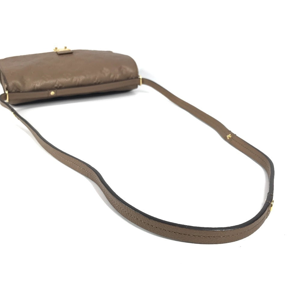 LOUIS VUITTON M40901 モノグラムアンプラント ファシナント カバン 2WAYバッグ ハンドバッグ フラップ 肩掛け ショルダーバッグ モノグラムアンプラントレザー レディース アヴァーヌ ブラウン