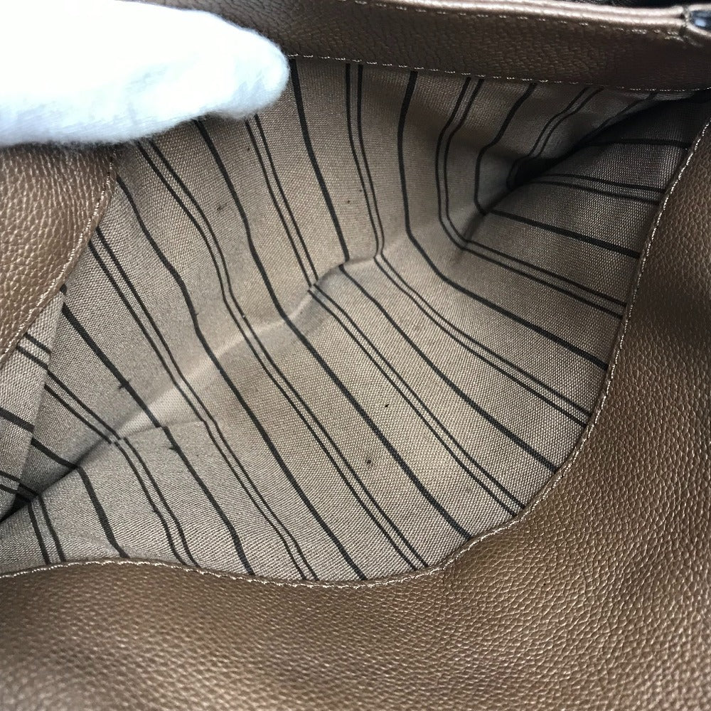 LOUIS VUITTON M40901 モノグラムアンプラント ファシナント カバン 2WAYバッグ ハンドバッグ フラップ 肩掛け ショルダーバッグ モノグラムアンプラントレザー レディース アヴァーヌ ブラウン