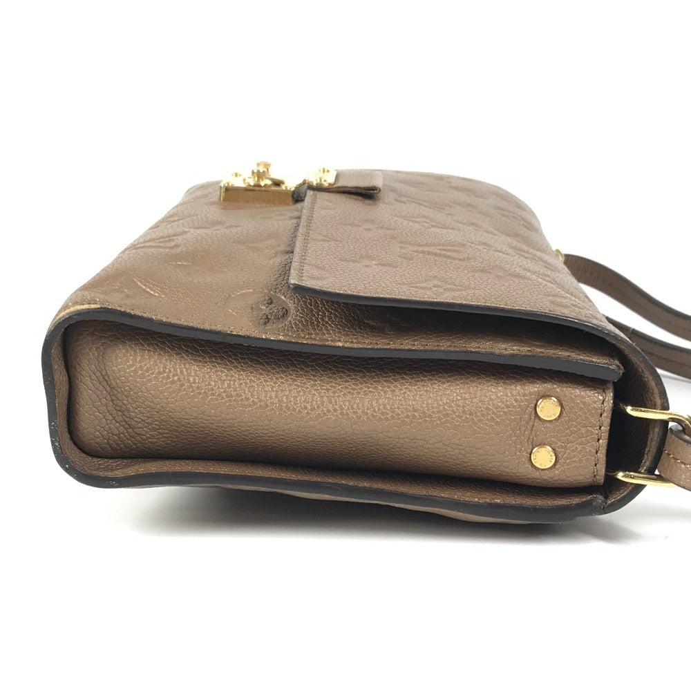 LOUIS VUITTON M40901 モノグラムアンプラント ファシナント カバン 2WAYバッグ ハンドバッグ フラップ 肩掛け ショルダーバッグ モノグラムアンプラントレザー レディース アヴァーヌ ブラウン