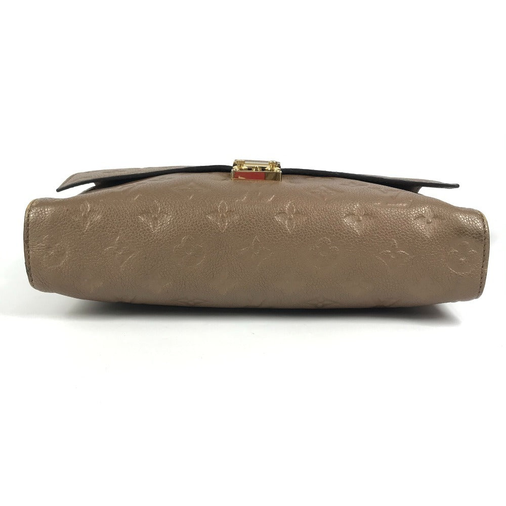 LOUIS VUITTON M40901 モノグラムアンプラント ファシナント カバン 2WAYバッグ ハンドバッグ フラップ 肩掛け ショルダーバッグ モノグラムアンプラントレザー レディース アヴァーヌ ブラウン