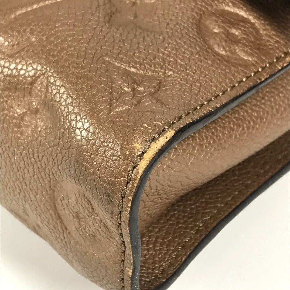 LOUIS VUITTON M40901 モノグラムアンプラント ファシナント カバン 2WAYバッグ ハンドバッグ フラップ 肩掛け ショルダーバッグ モノグラムアンプラントレザー レディース アヴァーヌ ブラウン