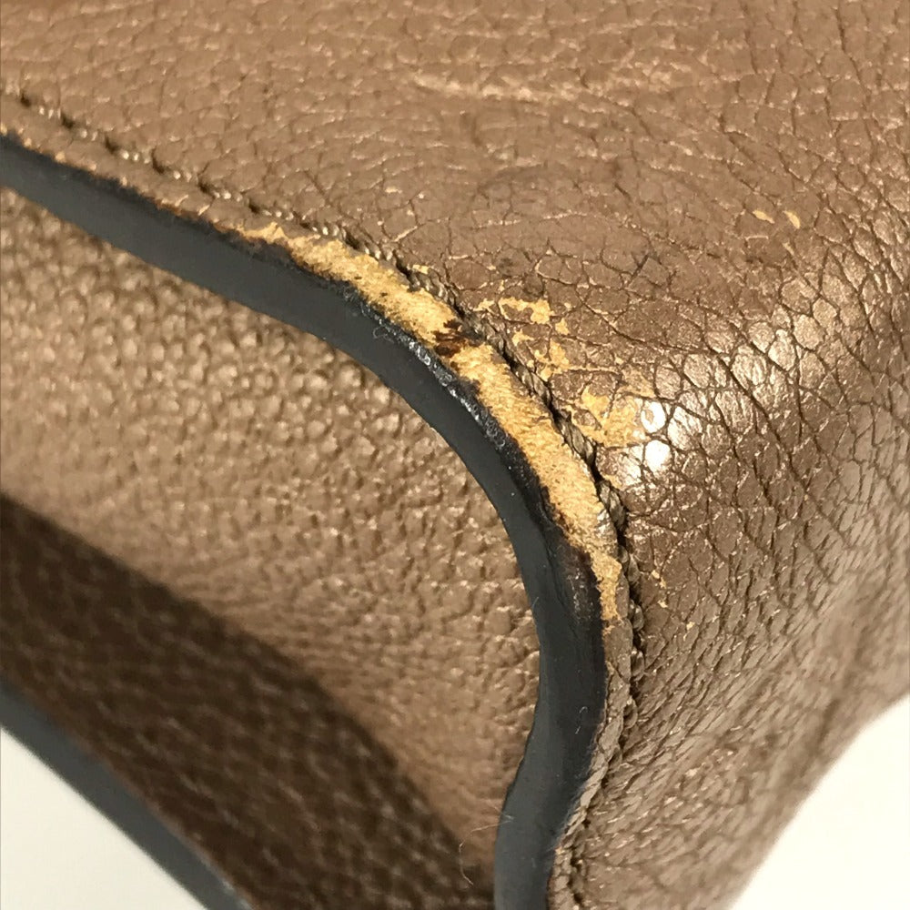 LOUIS VUITTON M40901 モノグラムアンプラント ファシナント カバン 2WAYバッグ ハンドバッグ フラップ 肩掛け ショルダーバッグ モノグラムアンプラントレザー レディース アヴァーヌ ブラウン