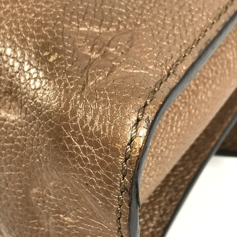 LOUIS VUITTON M40901 モノグラムアンプラント ファシナント カバン 2WAYバッグ ハンドバッグ フラップ 肩掛け ショルダーバッグ モノグラムアンプラントレザー レディース アヴァーヌ ブラウン