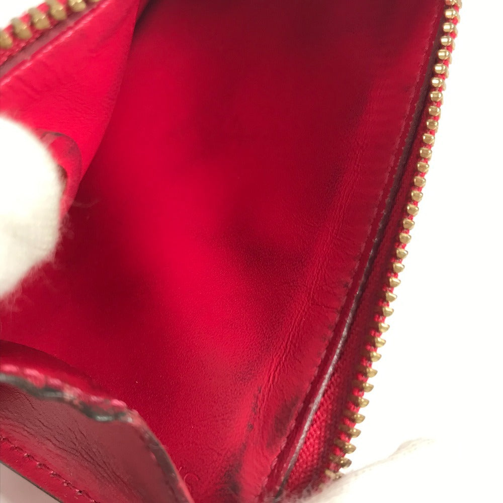 LOUIS VUITTON M90312 Monogram Vernis Pochette Cle NM Wallet with Coin Purse and Key Ring, Monogram Vernis Canvas, Unisex, Pink