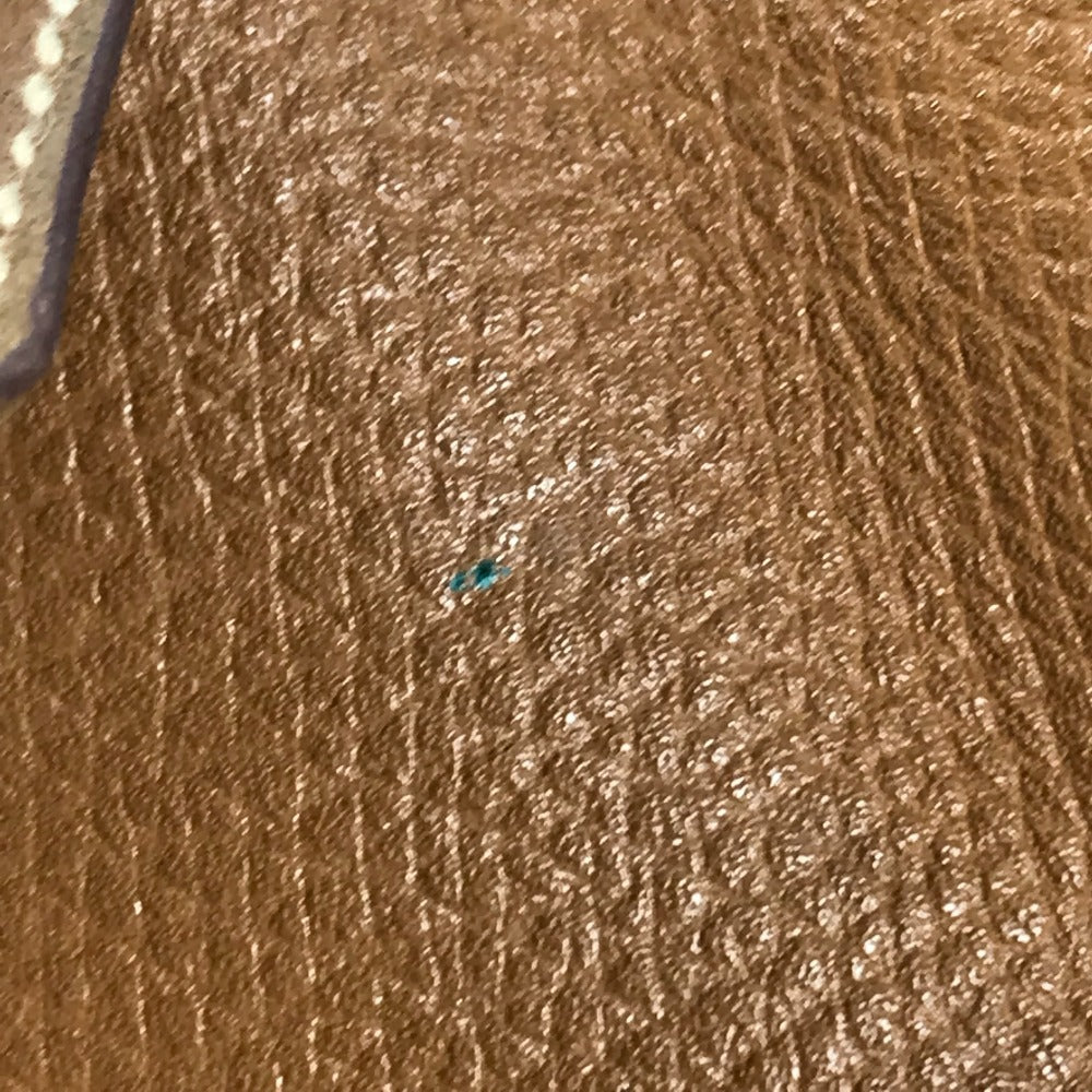 HERMES Hロゴ ヴィンテージ ポシェットリオ ポシェットリオ クラッチバッグ カバン ポーチ セカンドバッグ レザー ユニセックス ブラウン