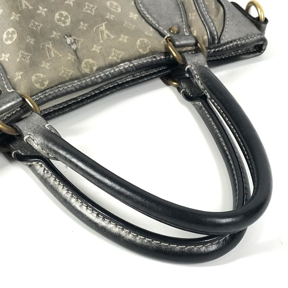 LOUIS VUITTON M95622 モノグラムミニラン ブザスアンジュール カバン 斜め掛け 2WAYバッグ トートバッグ ハンドバッグ ショルダーバッグ モノグラムミニランキャンバス レディース プラティーヌ シルバー