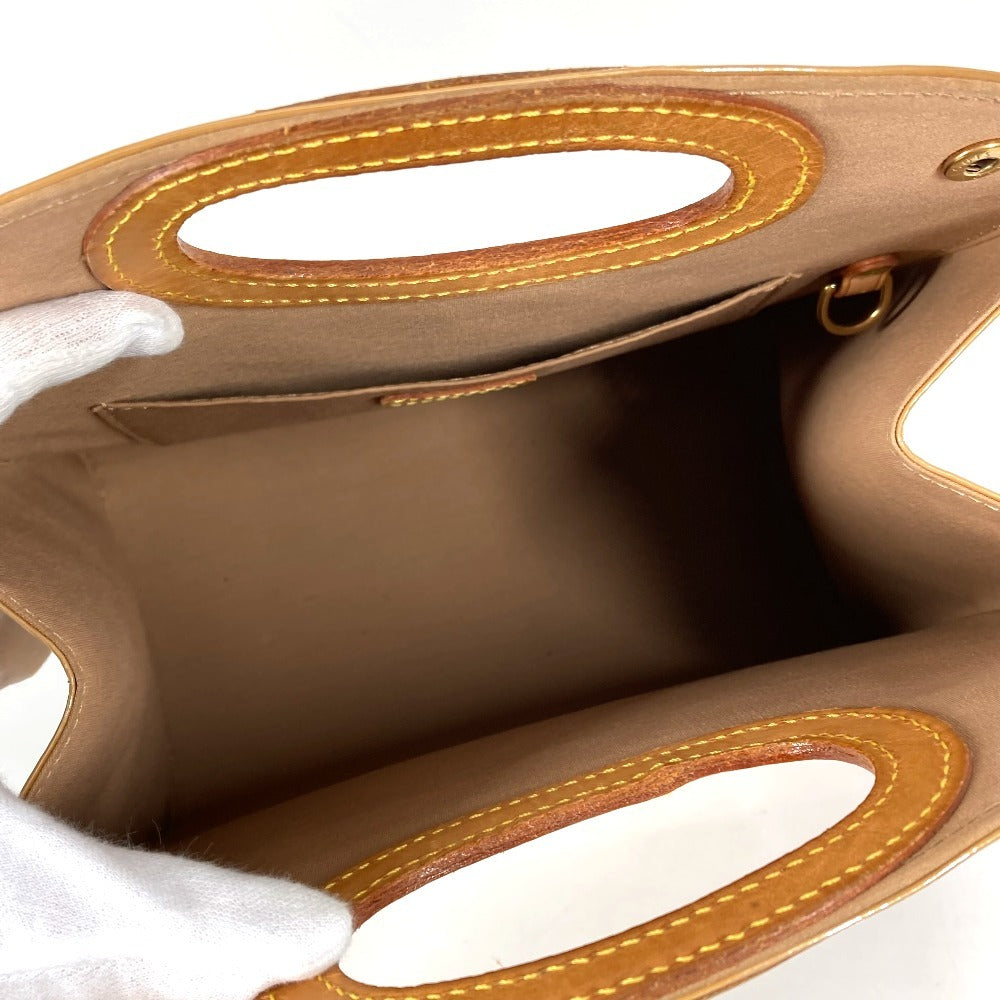 LOUIS VUITTON M91376 モノグラムヴェルニ ハンドバッグ メープルドライブ ハンドバッグ モノグラムヴェルニキャンバス レディース ベージュ