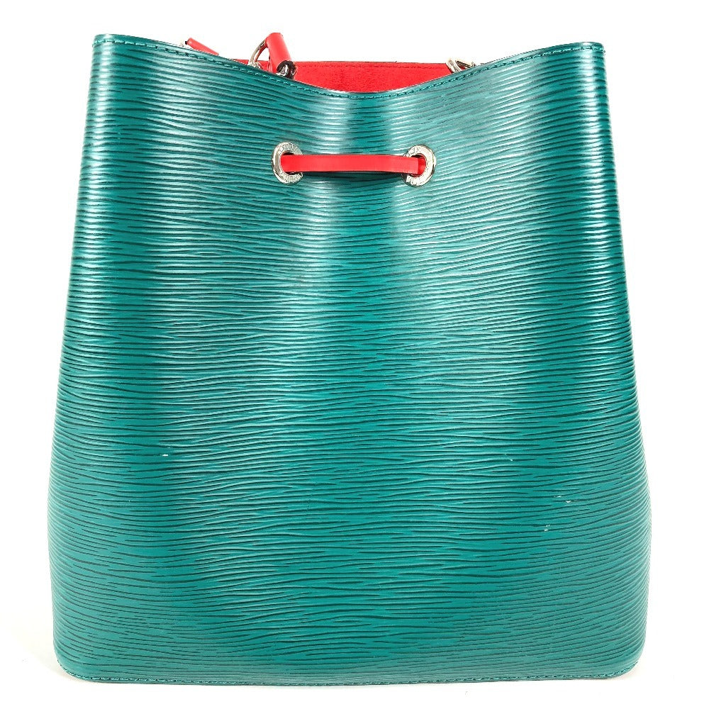 LOUIS VUITTON M55395 Epi NeoNoe Shoulder Bag, Drawstring, Crossbody, Tricolor, Epi Leather, Unisex, Blue