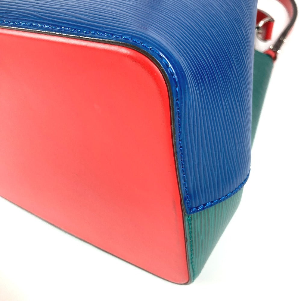 LOUIS VUITTON M55395 Epi NeoNoe Shoulder Bag, Drawstring, Crossbody, Tricolor, Epi Leather, Unisex, Blue