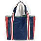 GUCCI 189665 Hysteria Logo Tote Bag, Vertical Shoulder Bag, Nylon, Unisex, Navy